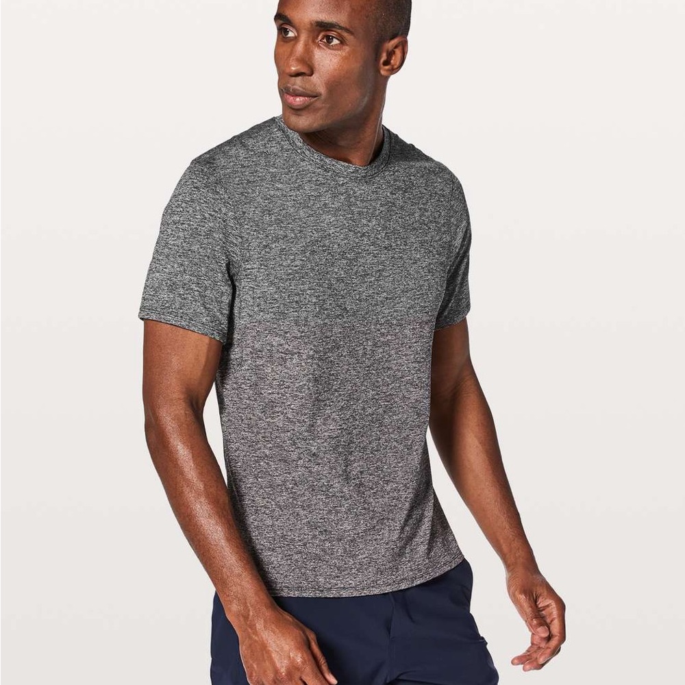 lululemon athletica Charcoal Short Sleeve Tee